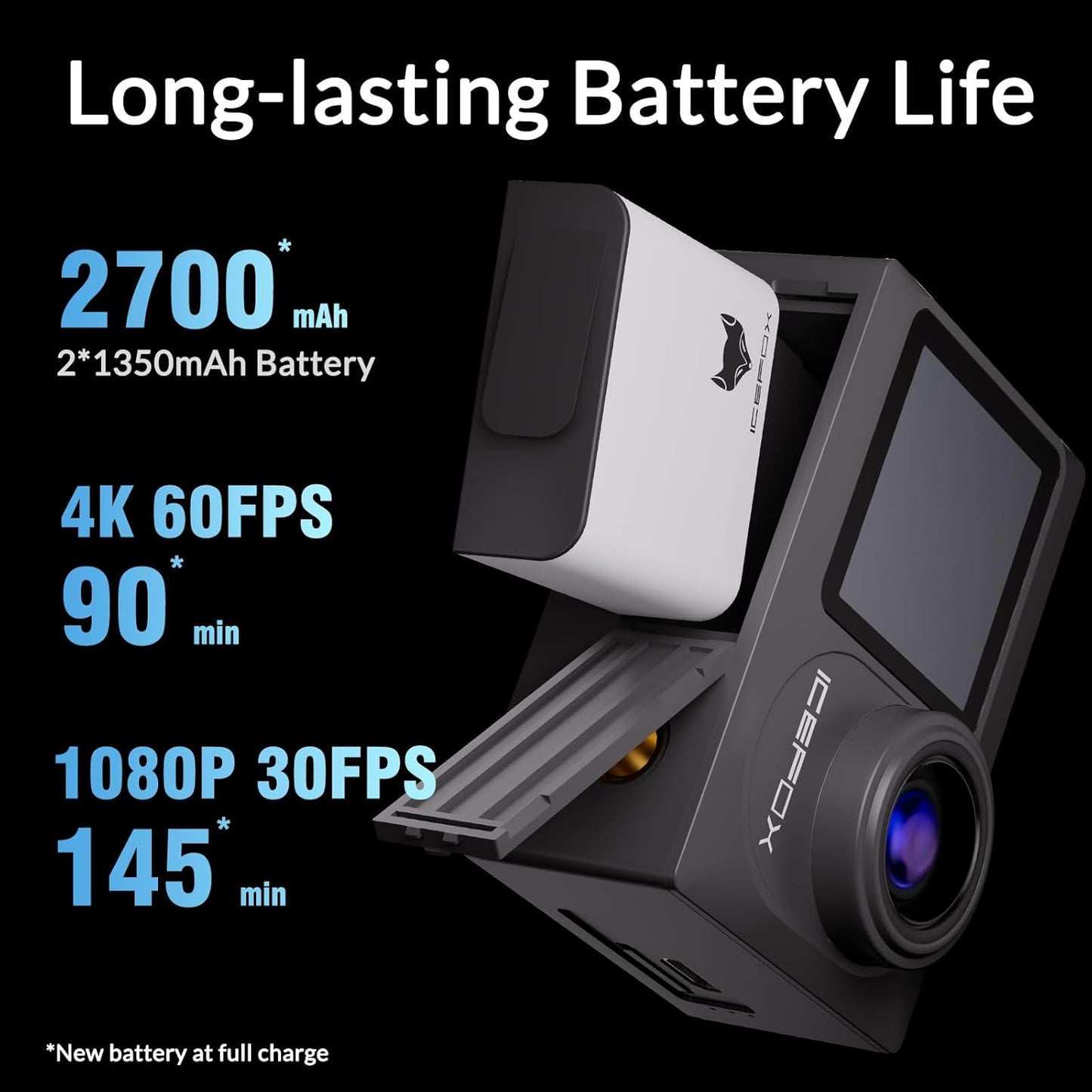 ICEFOX™ 4K Taktische Action-Cam