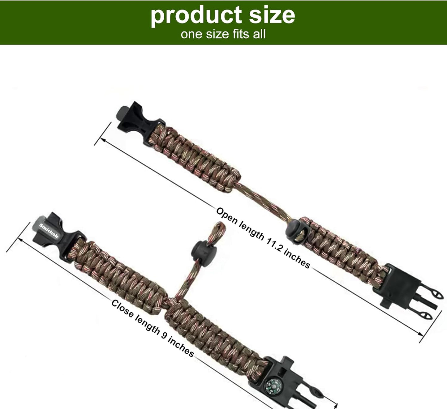 SURVIVORSTRAP™ Paracord Bracelet