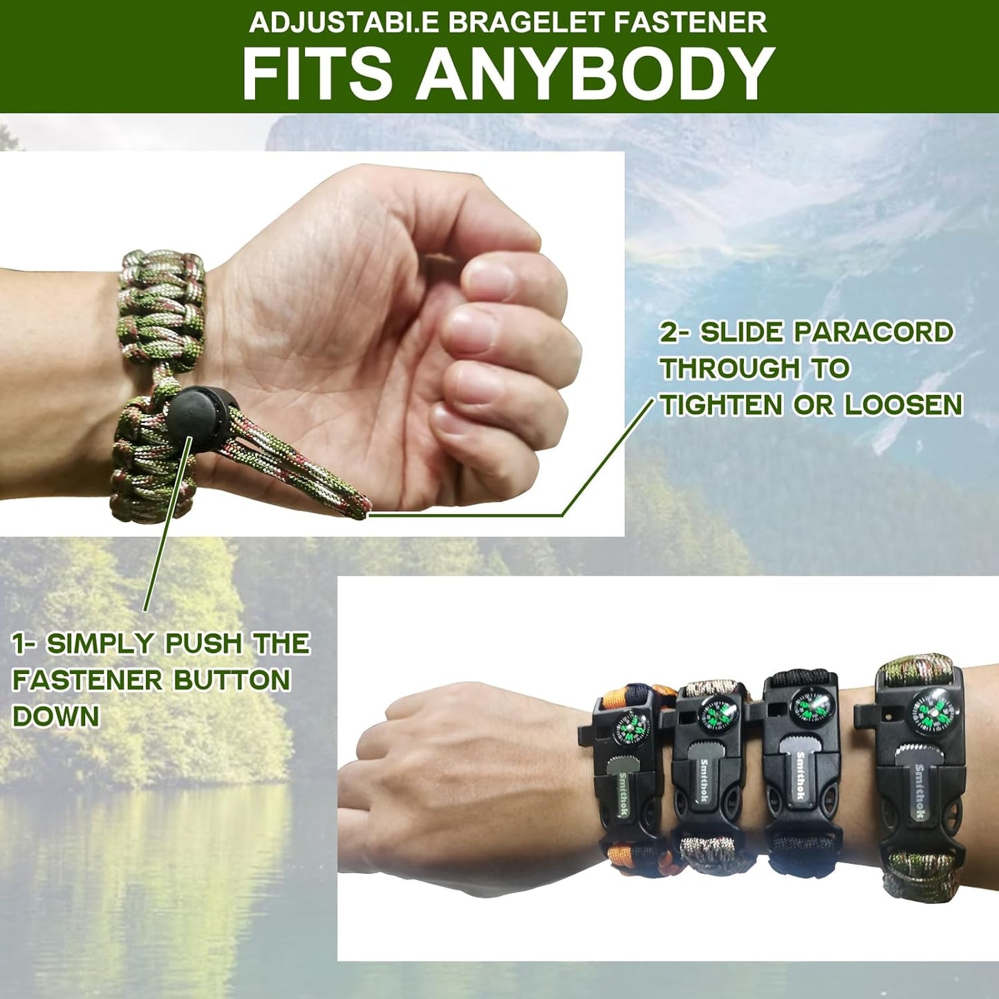 SURVIVORSTRAP™ Paracord Bracelet
